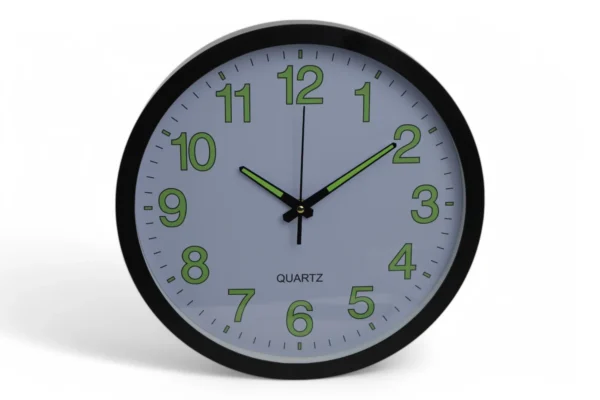 Ceas De Perete (Cu Accente Verde Neon, 30Cm)
