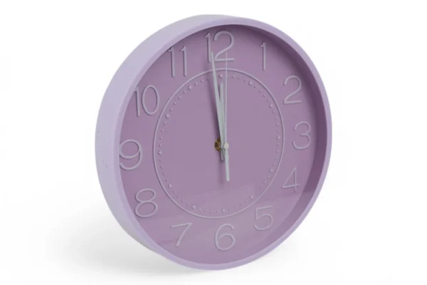 Ceas De Perete (Lila, 25Cm) - imagine 2