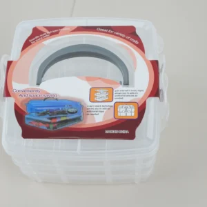 Organizator Compartimentat Din Plastic (16Cm X 16Cm X 13Cm)