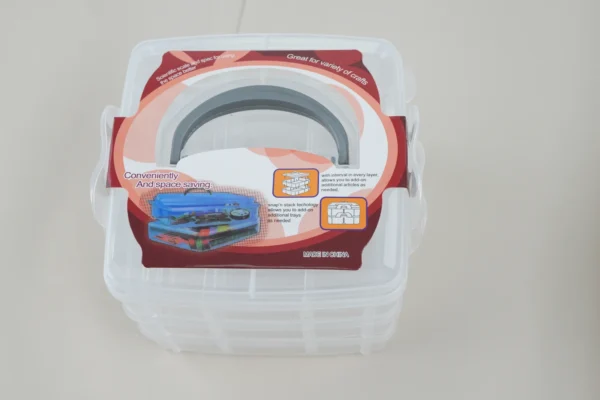 Organizator Compartimentat Din Plastic (16Cm X 16Cm X 13Cm)