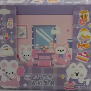 8PCS - STICKERE ADEZIVE
