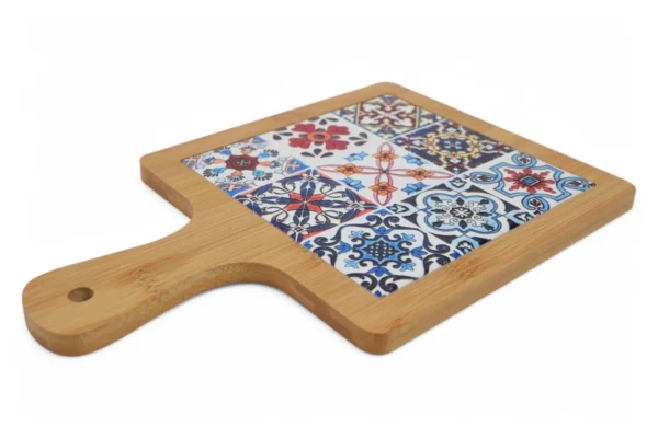 Panou Lemn Decorativ (Model Floral)
