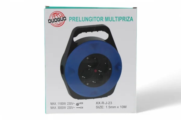 Prelungitor Multipriză (Albastru, 10M) Duoguo