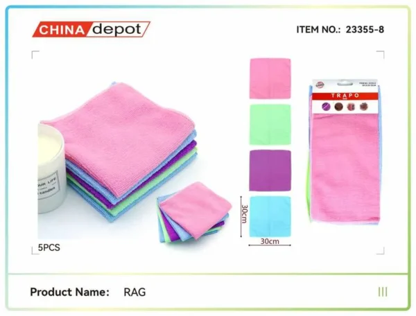 SET 5 LAVETE 30*30CM