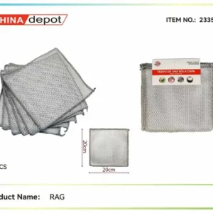 SET 6 LAVETE LAMINATE 6PCS  20*20CM