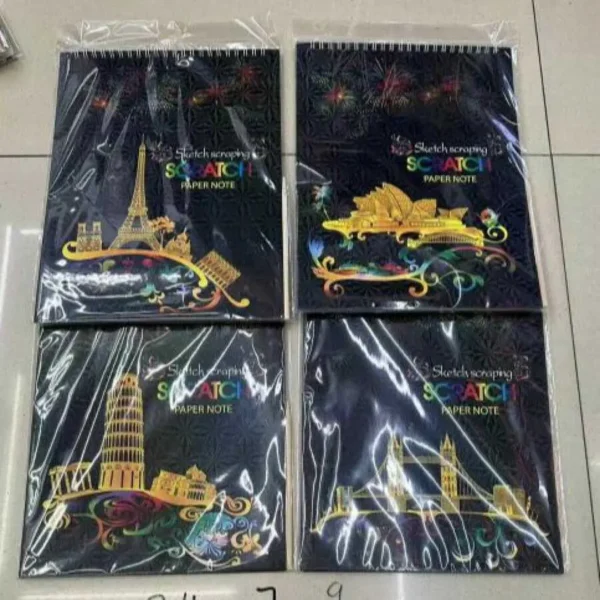 21*28CM - PICTURA CU ZGARIETURI 6PAG