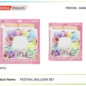 156pcs-Set balon