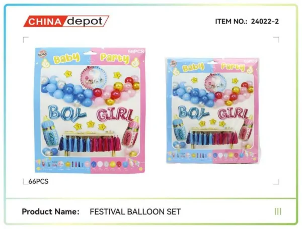 66pcs- Set balon