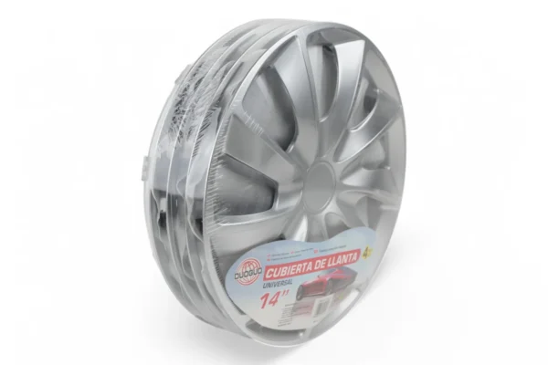 Capace Roți Auto (Argintiu, 14", 4 Buc) - imagine 2