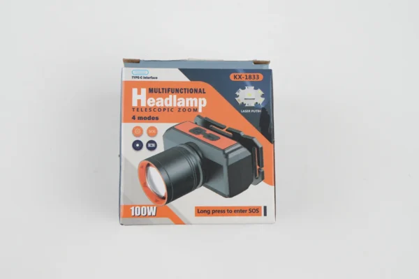 Lanternă Pentru Cap Telescopică (100 W, Type C) - imagine 2