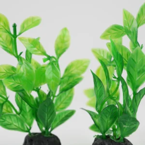 Plante Decorative Pentru Acvariu (Verde/Mov 9Cm)