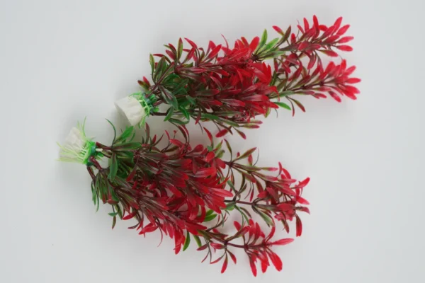 Plante Decorative Pentru Acvariu (Verde, Roz, 20Cm)