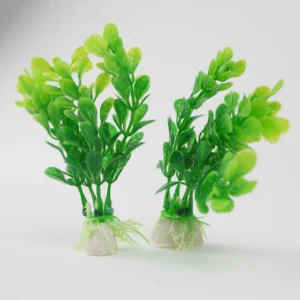 Plante Decorative Pentru Acvariu (Verde/Portocaliu 10Cm)