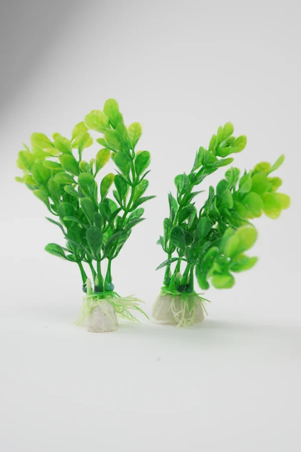 Plante Decorative Pentru Acvariu (Verde/Portocaliu 10Cm)