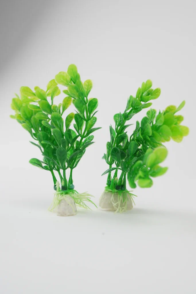Plante Decorative Pentru Acvariu (Verde/Portocaliu 10Cm)