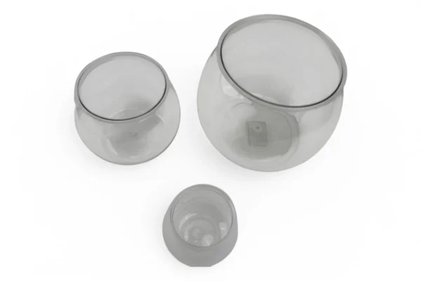 Acvariu Transparent Din Plastic (3 Bucăți, Mărimi Diferite) - imagine 2