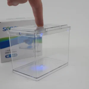 Mini Acvariu Cu Lumină Albastră