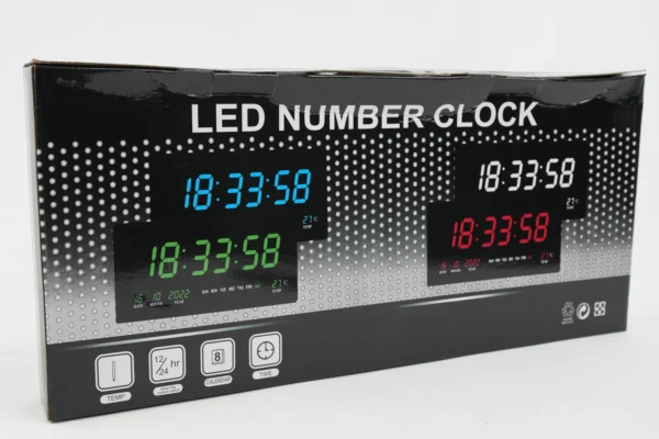 Ceas Digital Led Mare (220 V) - imagine 2