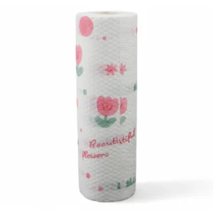 Rolă Cu Lavete (Model Floral, 25Cm X 30Cm, 50 Buc)