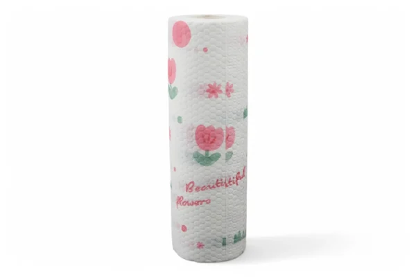 Rolă Cu Lavete (Model Floral, 25Cm X 30Cm, 50 Buc)