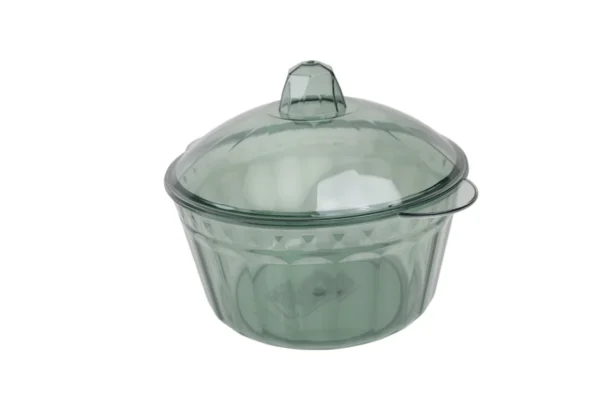 Bol Cu Capac (Verde Transparent)