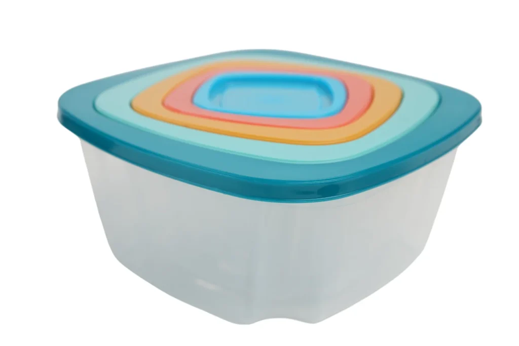 Set 5 Caserole Cu Capac (Pătrat, Multicolor)