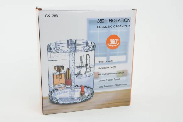Organizator Cosmetice Rotativ (Transparent) - imagine 2