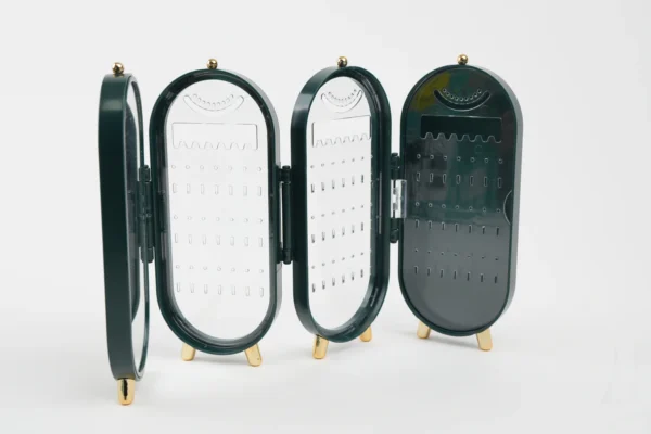 Organizator Bijuterii (Verde Smarald Cu Auriu)