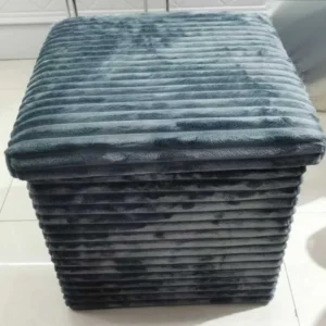 TABURET TAPITAT CATIFEA STRIATA 38*38*35CM