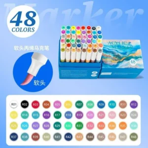 48BUC - SET MARKERE ACRILICE