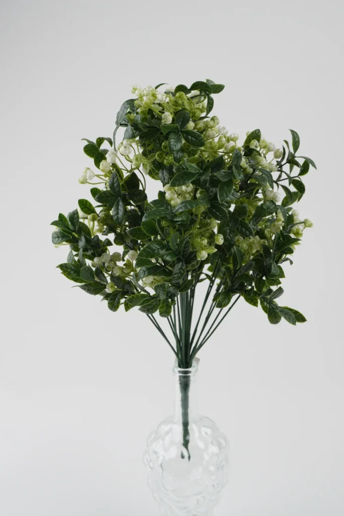 Buchet Verdeață Cu Clopoței Albi Artificială (Model 2)