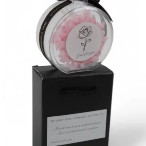 Trandafir Criogenat În Sticlă De Parfum (Roz)