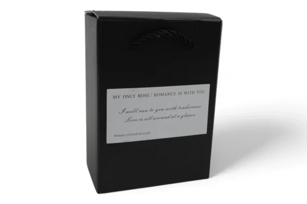 Trandafir Criogenat În Sticlă De Parfum (Roz) - imagine 2