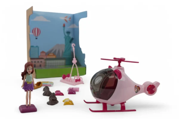 Set Păpuși Cu Elicopter - imagine 2