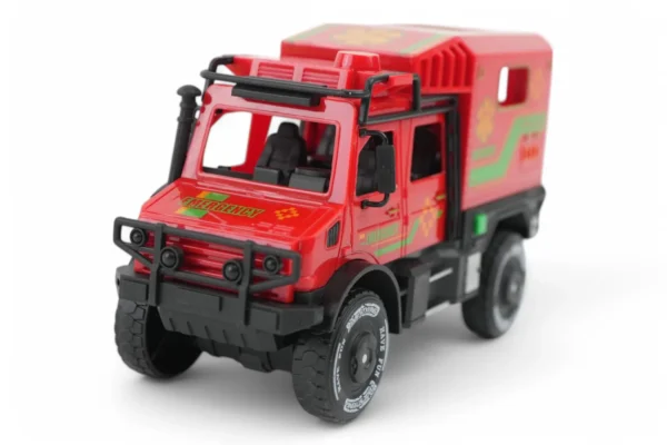 Mașină De Ambulanță Roșie - imagine 3