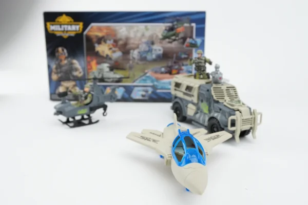 Set Vehicule Militare Avion, Elicopter, Mașină - imagine 11