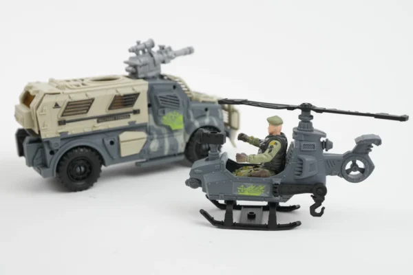 Set Vehicule Militare Avion, Elicopter, Mașină - imagine 4