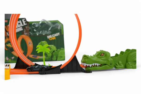 Rollercoaster Dinozaur Cu Mașini - imagine 3