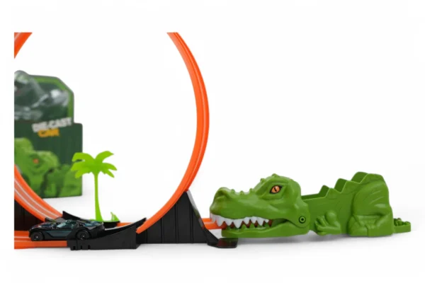 Rollercoaster Dinozaur Cu Mașini - imagine 4