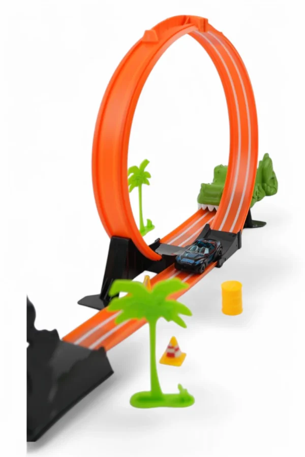 Rollercoaster Dinozaur Cu Mașini - imagine 6