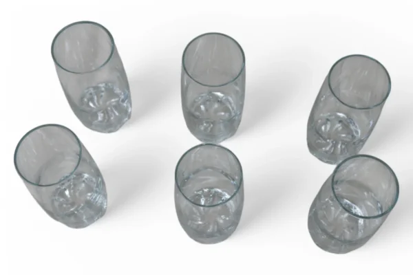 Set 6 Pahare Transparente Adora - imagine 2