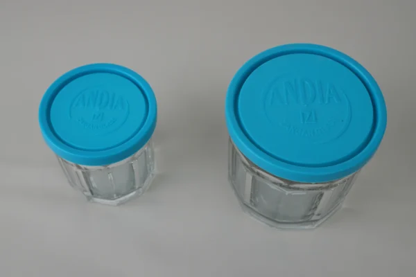Set 2 Boluri Yena Cu Capac De Silicon Andia - imagine 8