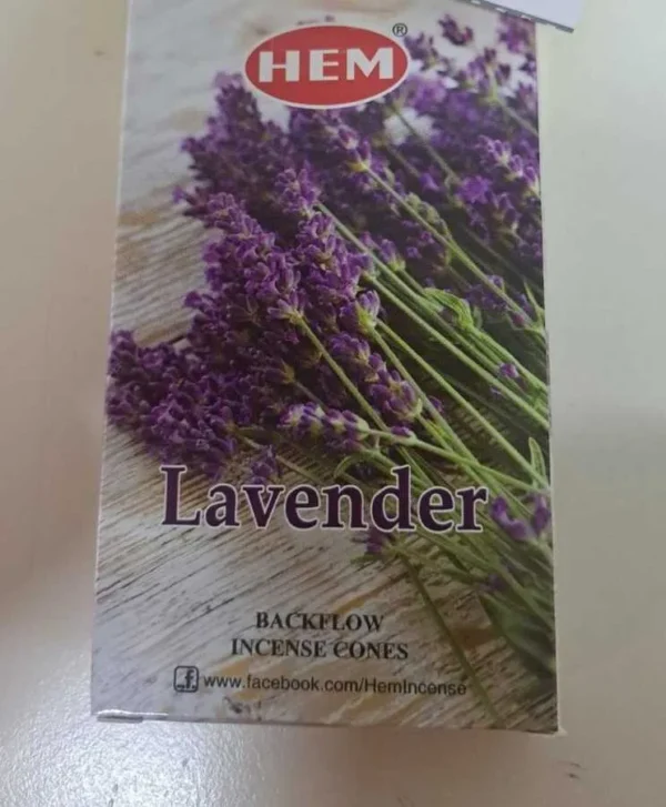 CONURI BACK FLOW LAVANDER 10CON