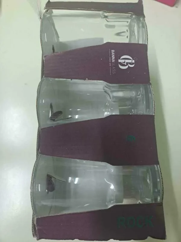 6PCS - PAHARE ROCK LORD GLASS 6/SET