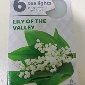 SET LUMANARI PARFUMATE LILY OF THE VALLEY 8*12CM 6BUC