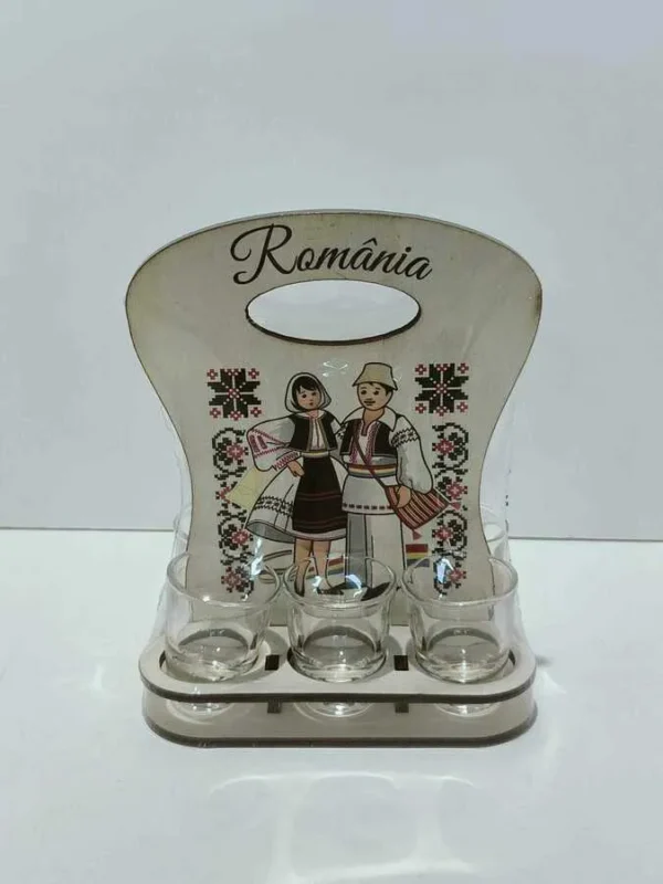 SET SUPORT CU PAHARE MODEL TRADITIONAL