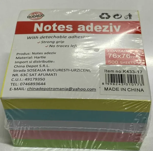 BILETE ADEZIVE 500PAG