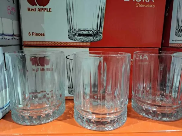 6PCS 250ML - SET 6 PAHARE LAURA 250ML