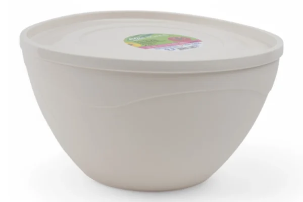 Castron Cu Capac (4,3L, Alb Crem)