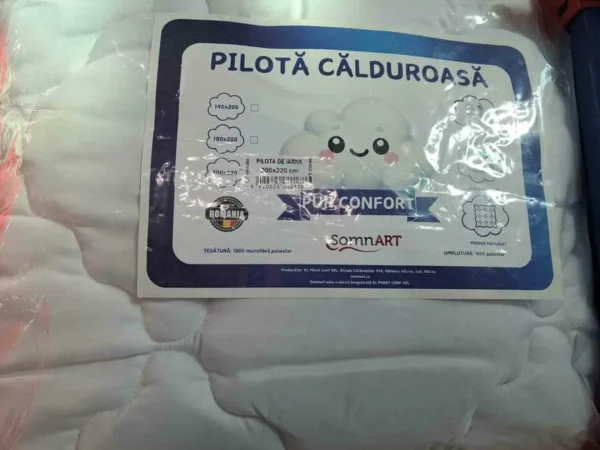 PILOTA MICROFIBRA MINET ALBA PURCONFORT 200*220 CM, 350 GSM